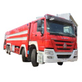 266hp 371hp HOWO red fire truck fire fighting truck